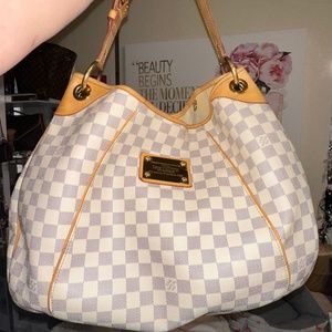 Authentic Louis Vuitton Damier Azur Galliera GM